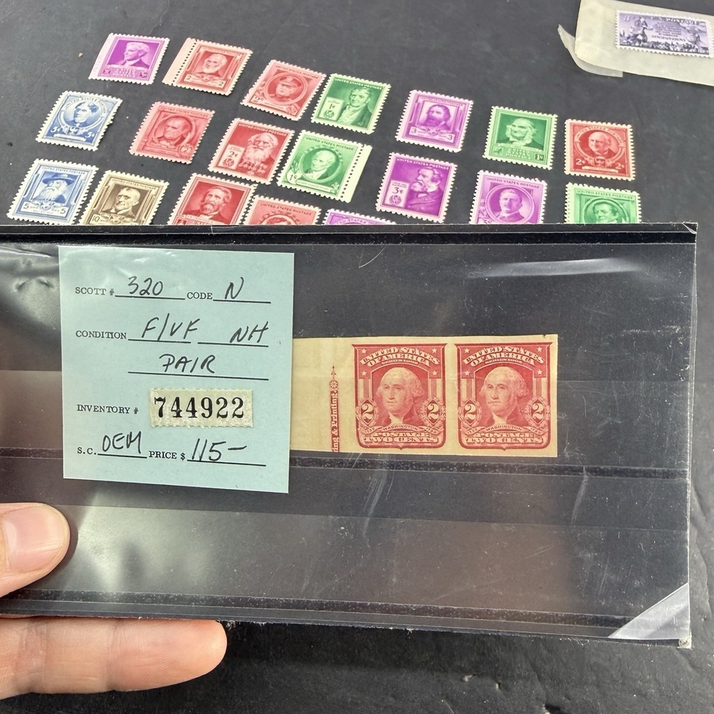 Vintage US Stamp Collection Lot 35+ Washington Lincoln President Duck Stamp Mint - Picture 11 of 17